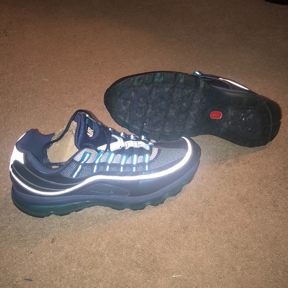 Mens Nike Air Max 24-7 Midnight Navy Blue Lacquer